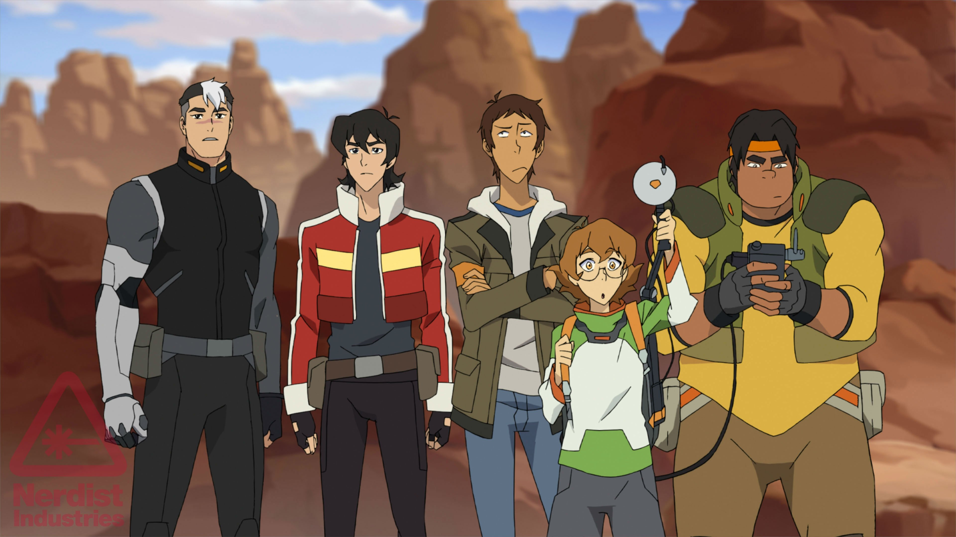 The Rise of Voltron background