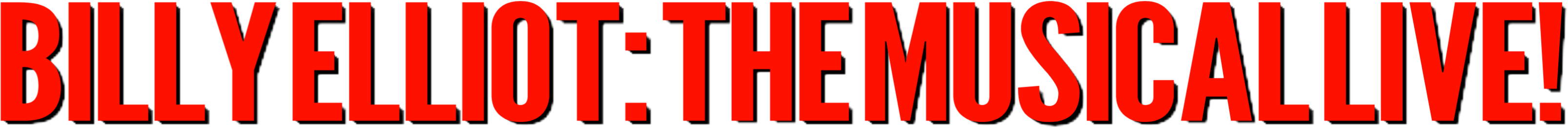 Billy Elliot: The Musical Live Logo
