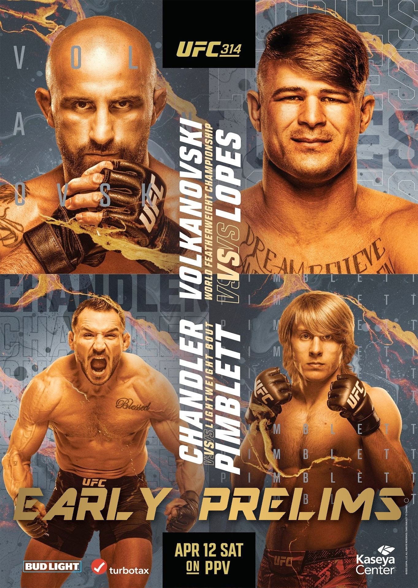 UFC 314: Volkanovski vs. Lopes