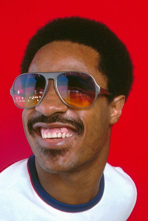 et billede af Stevie Wonder