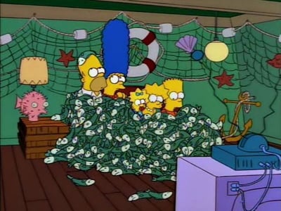 The Simpsons Season 5 :Episode 2  Cape Feare