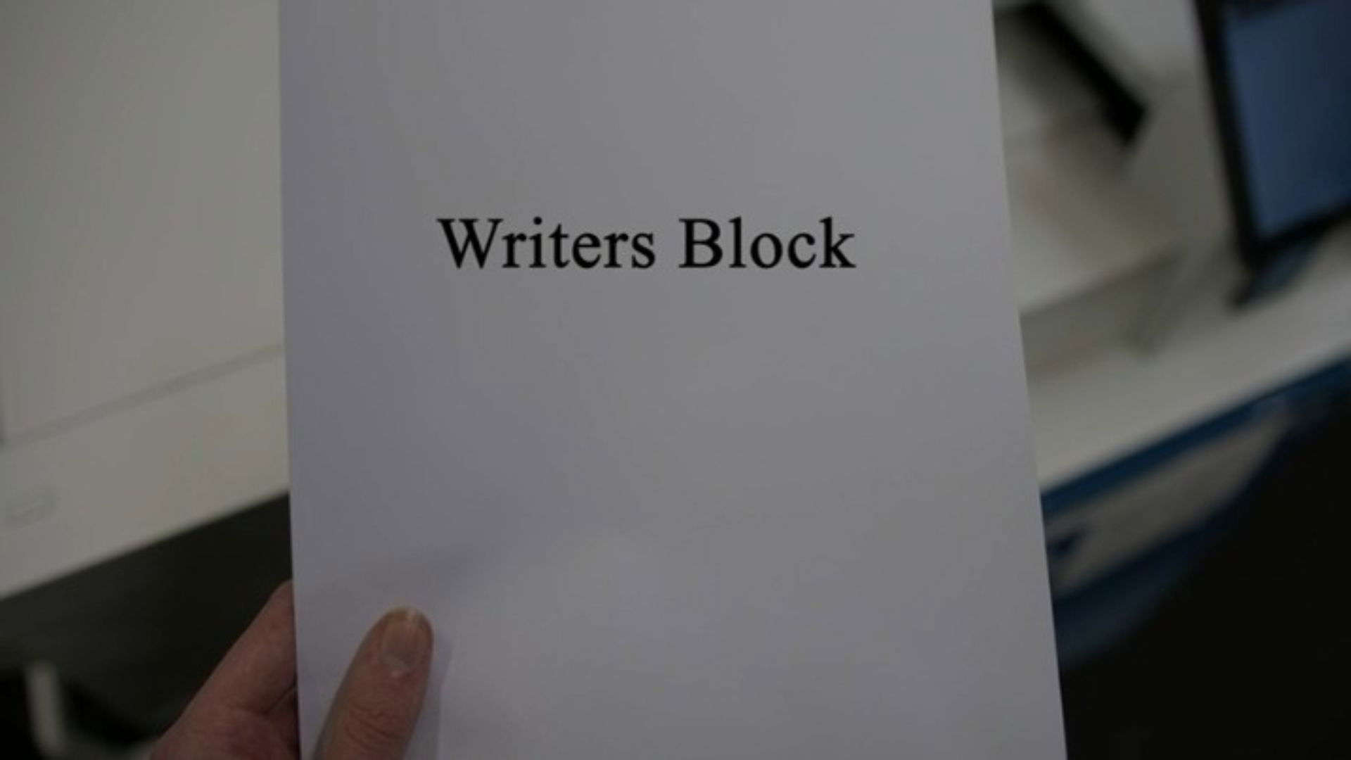 Writers Block Background