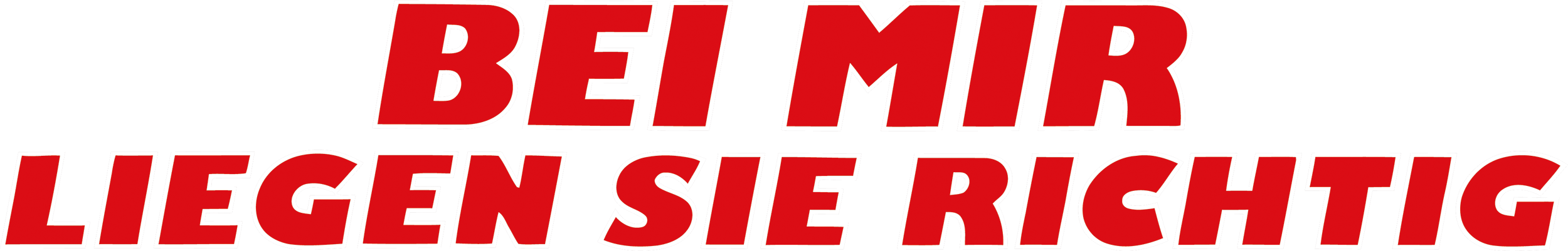 Bei mir liegen Sie richtig