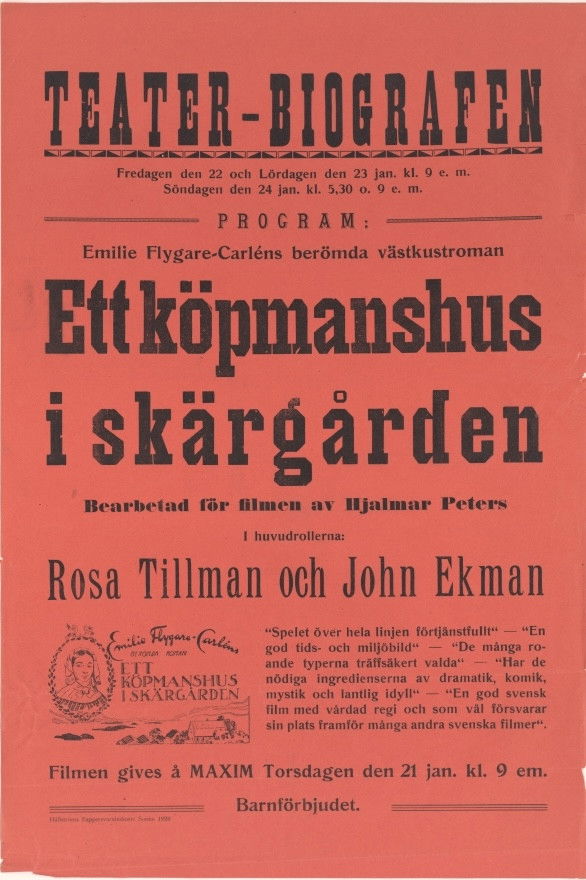 Ett köpmanshus i skärgården