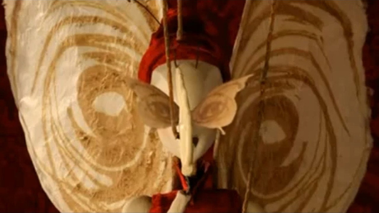 The Butterfly Woman backdrop