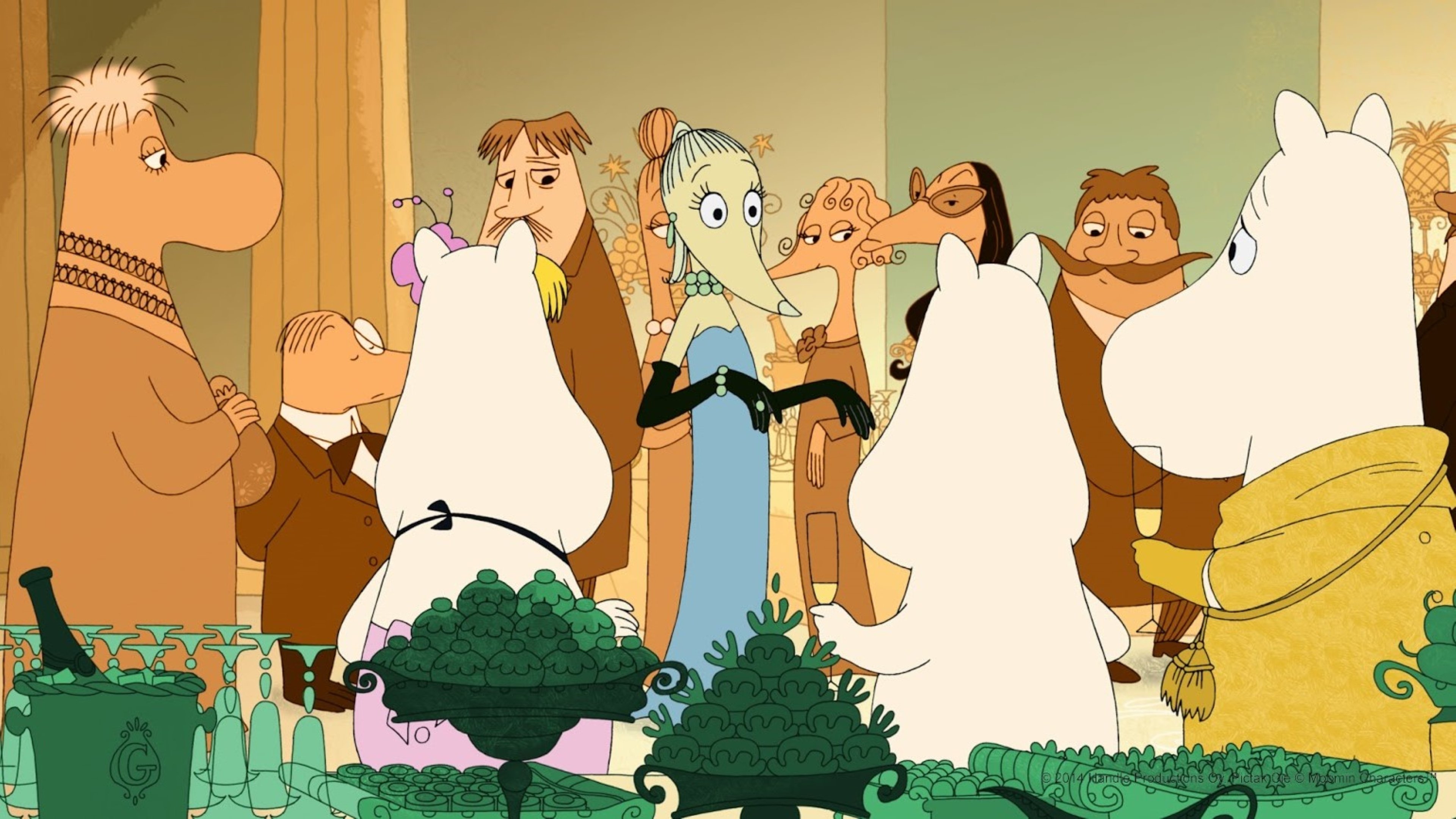 Les Moomins sur la Riviera