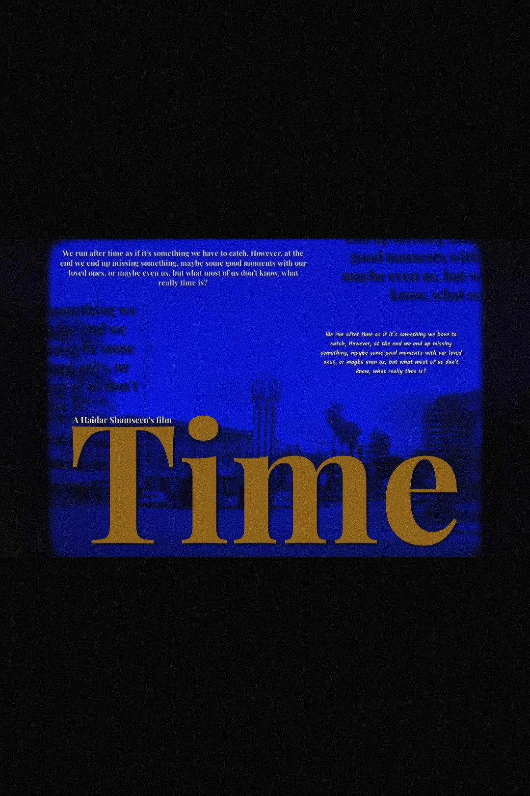 Time short film (2024) | The Poster Database (TPDb)