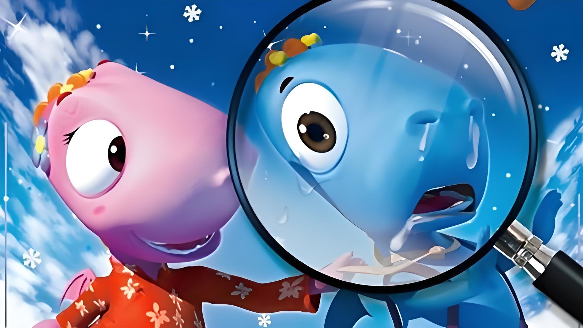 参娃与天池怪兽之瑞雪兆丰年 Backdrop Blur