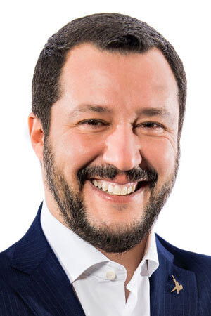 et billede af Matteo Salvini