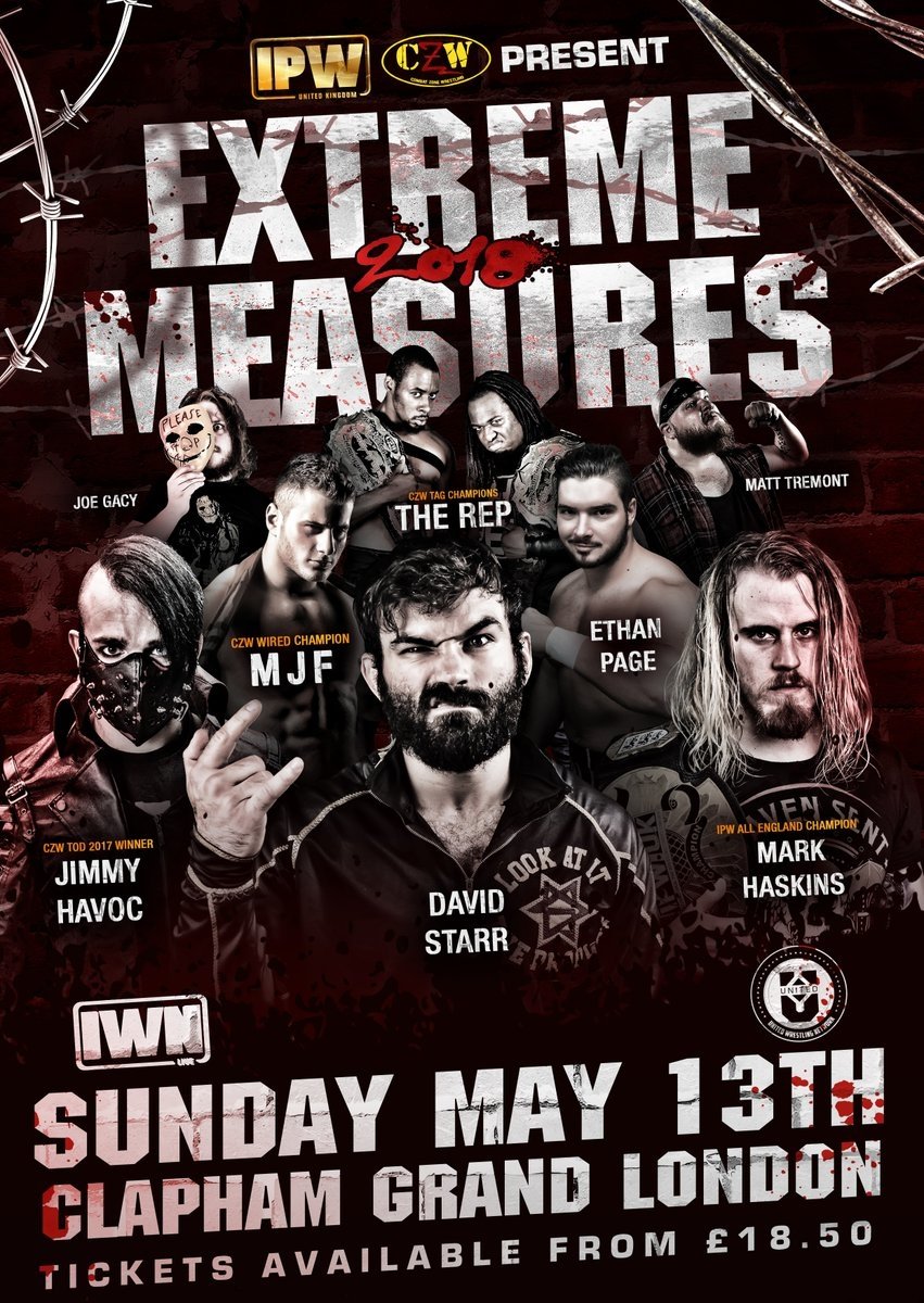 IPW & CZW present Extreme Measures 2018