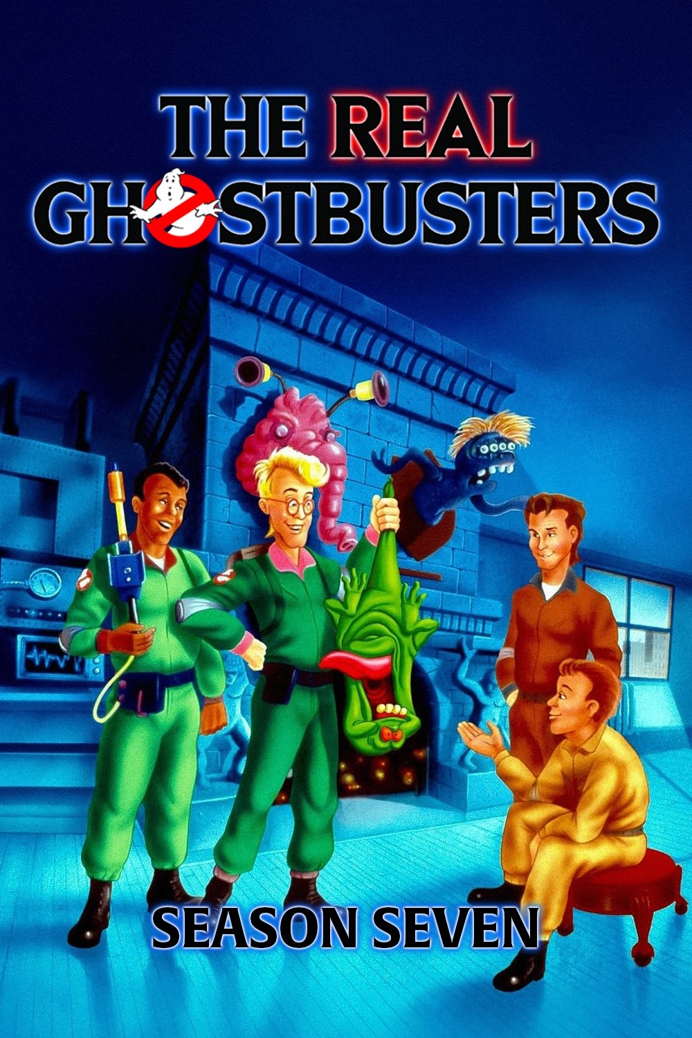 Capa da 7º temporada da série Os Caça Fantasmas: Série Animada