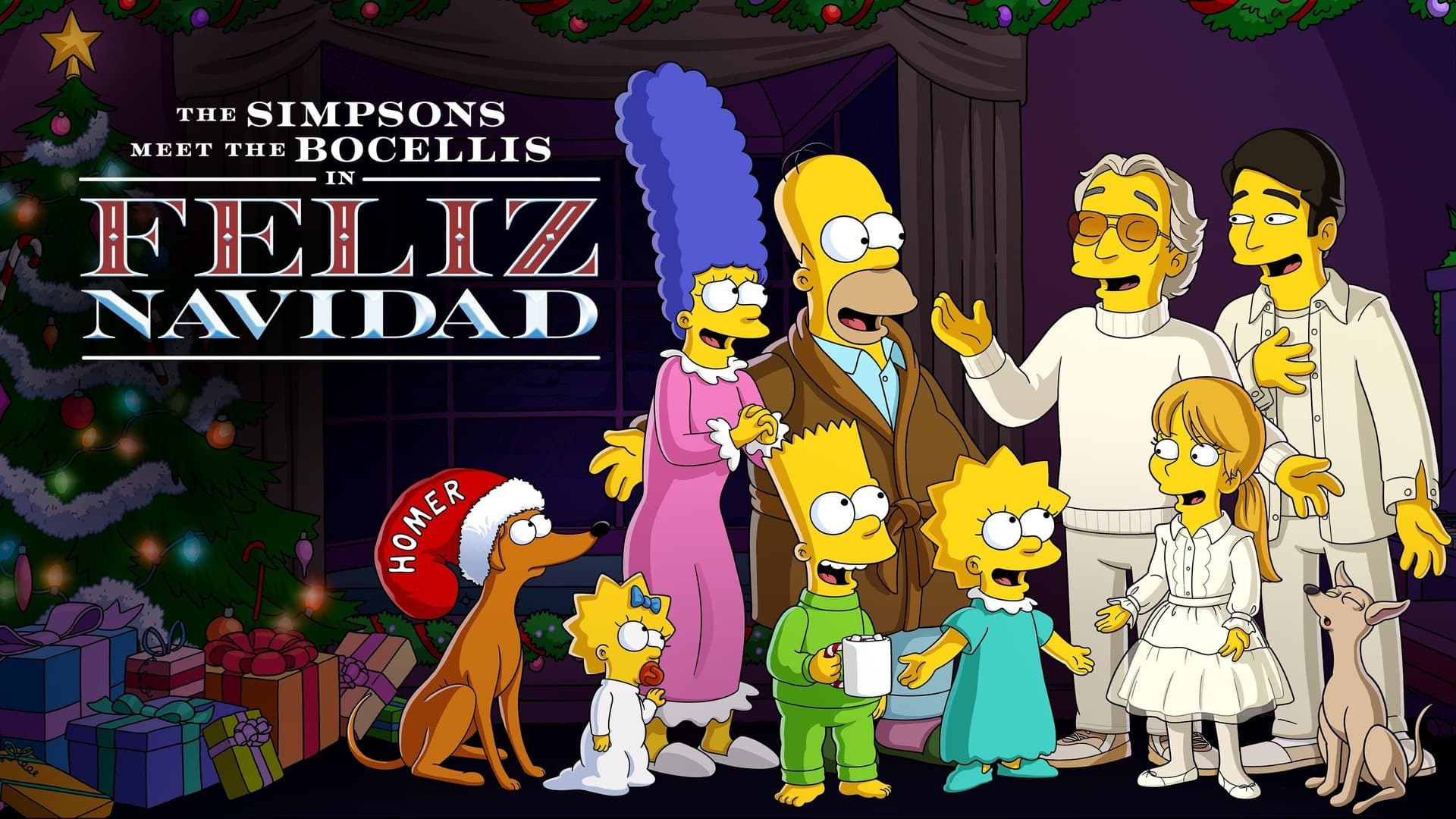 Los Simpson conocen a los Bocelli en Feliz Navidad (2022)