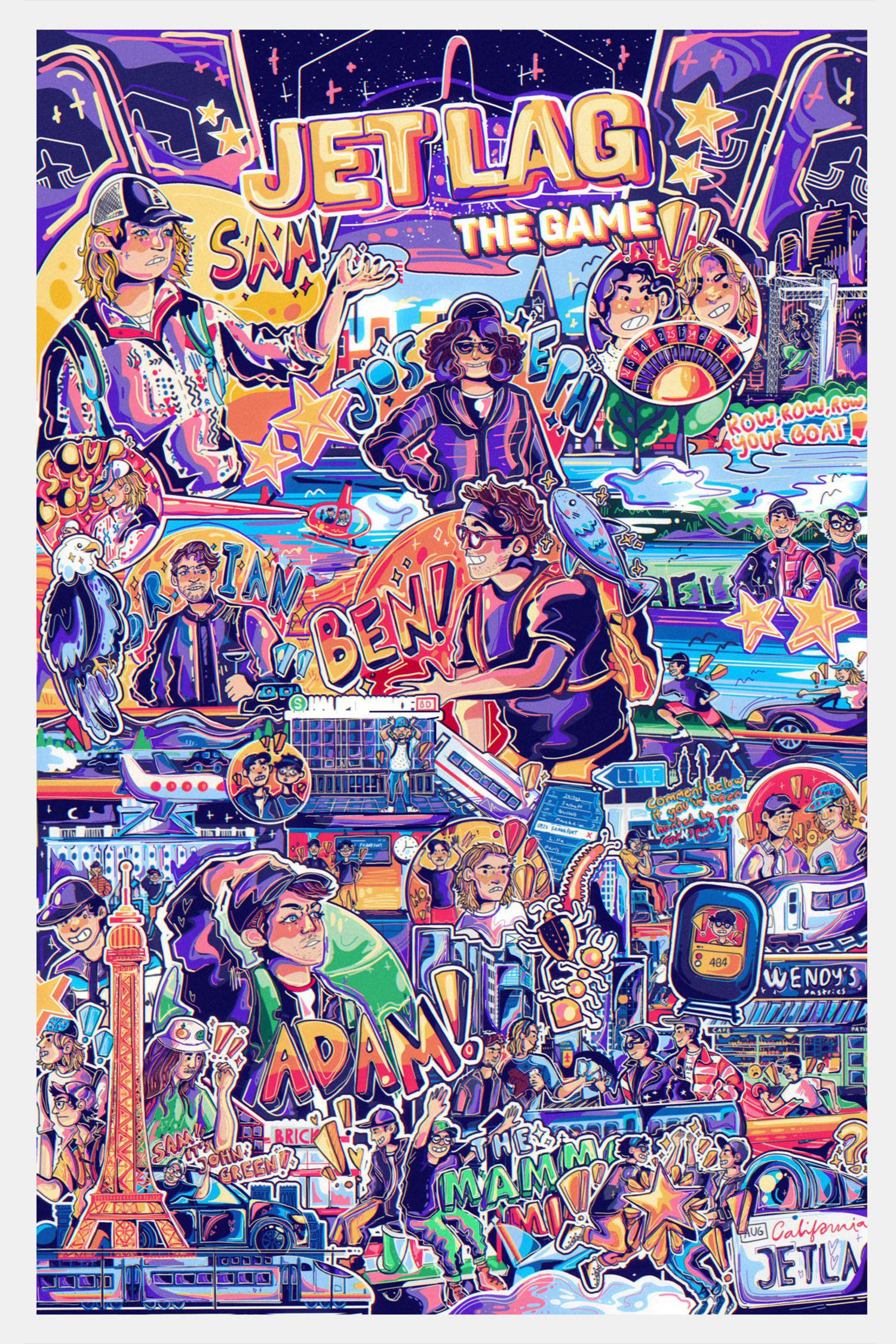 Jet Lag The Game (2022) The Poster Database (TPDb)