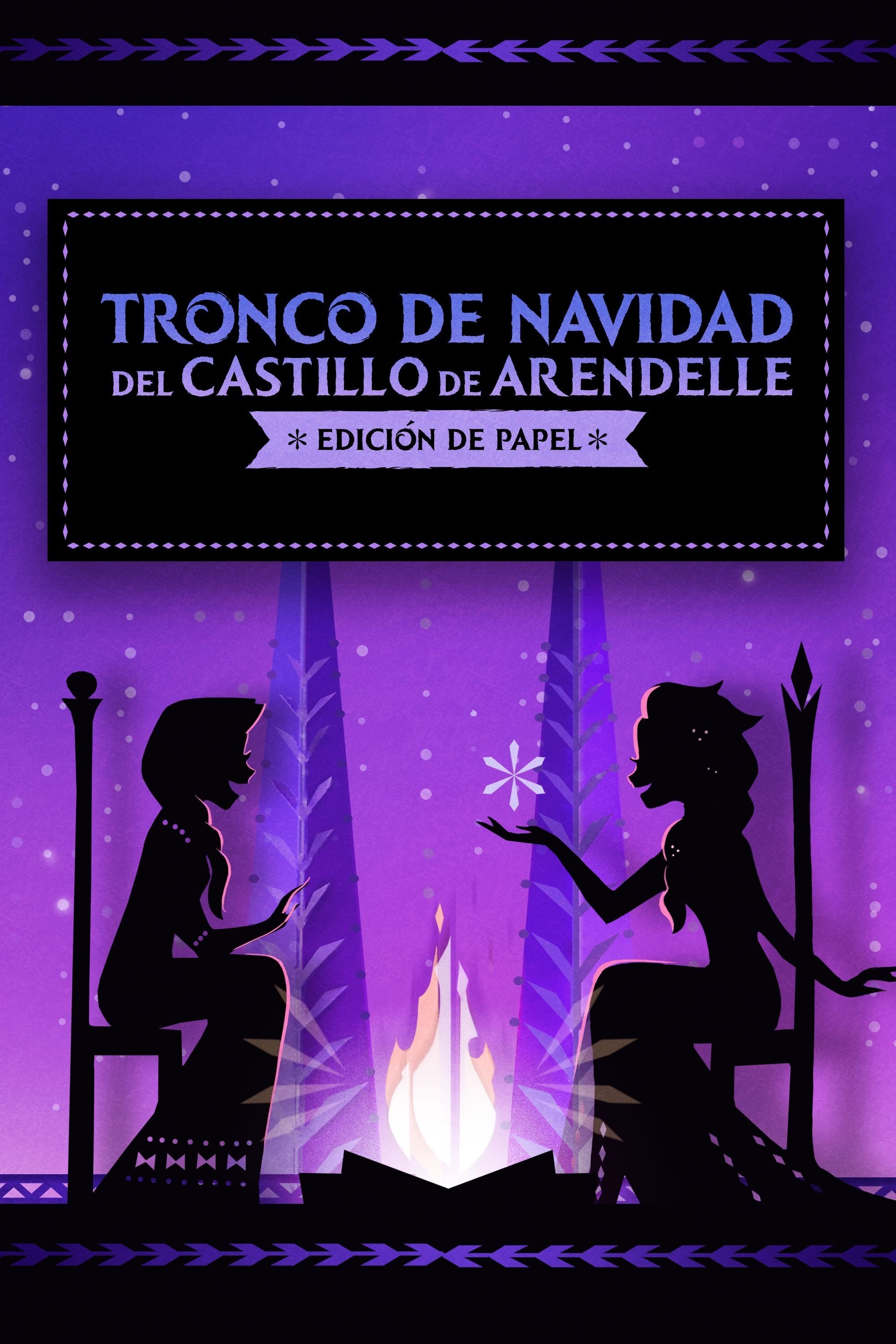 Tronco navideño del castillo de Arendelle: Edición De Figuras De Papel