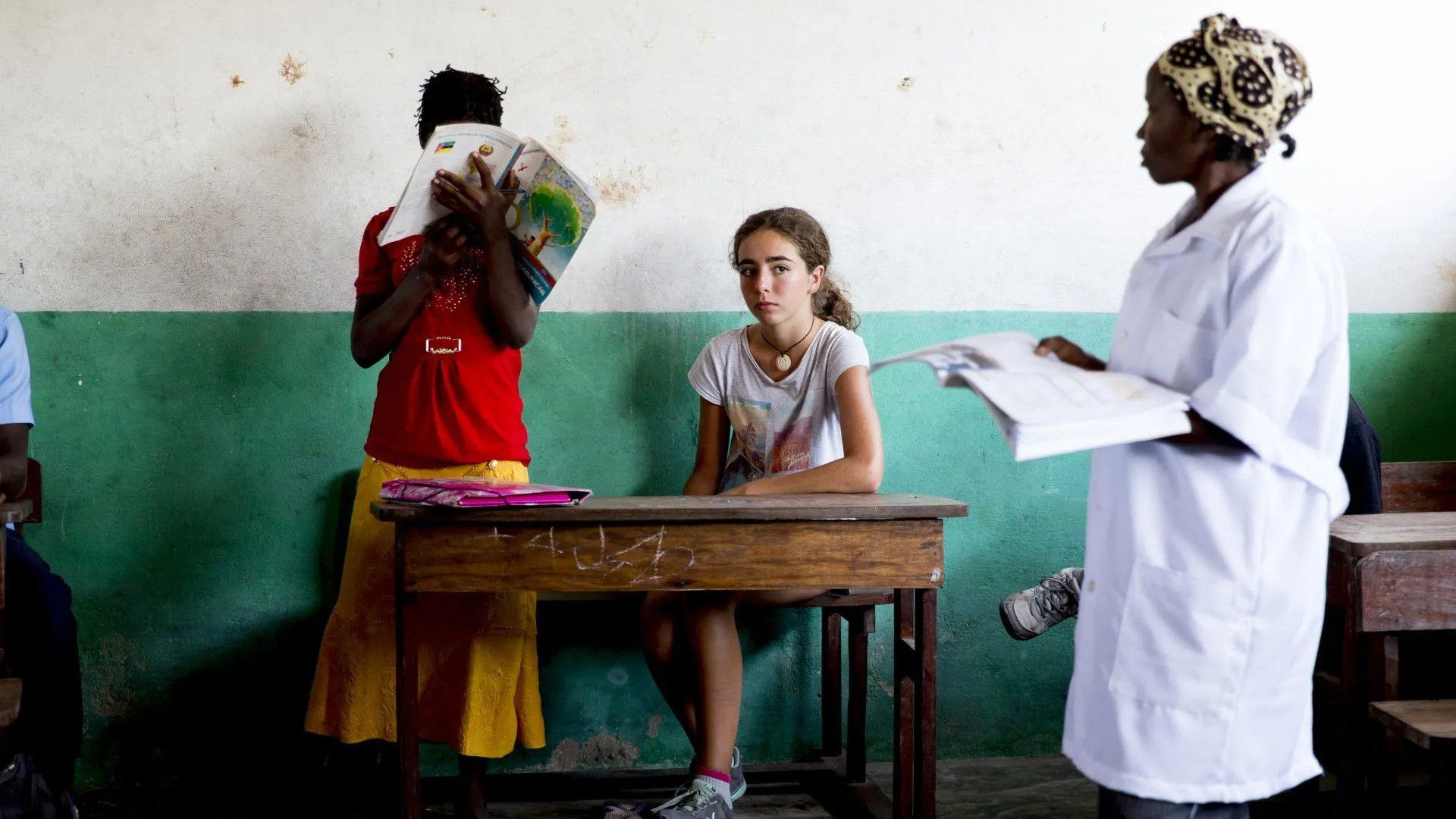 A Light in the Darkness backdrop