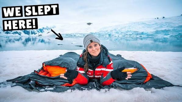 S1E3 · WE SLEPT OUTSIDE IN ANTARCTICA! (camping in the snow)