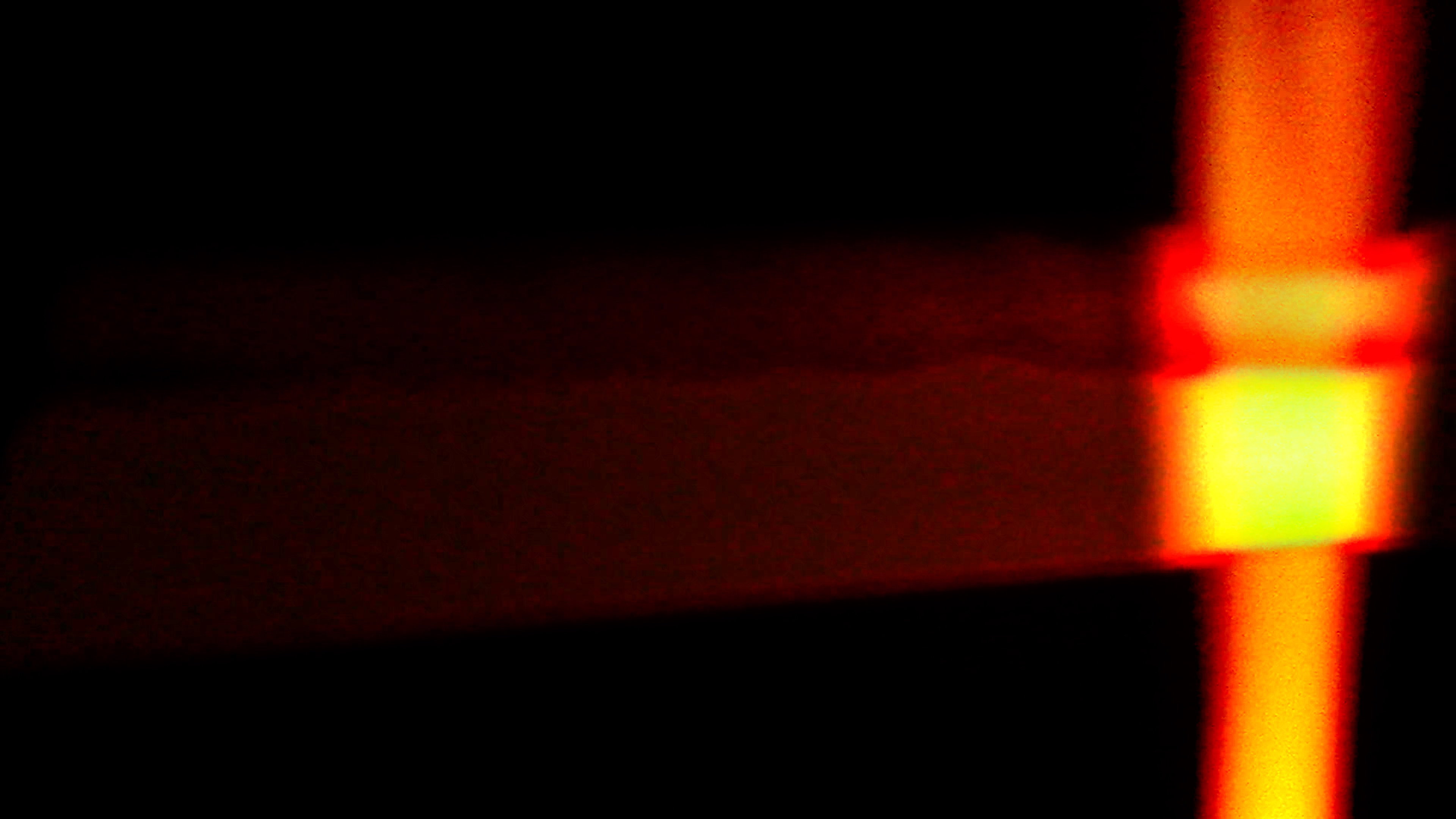 within the light; a fire