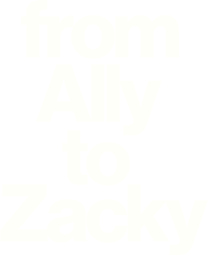 From Ally to Zacky