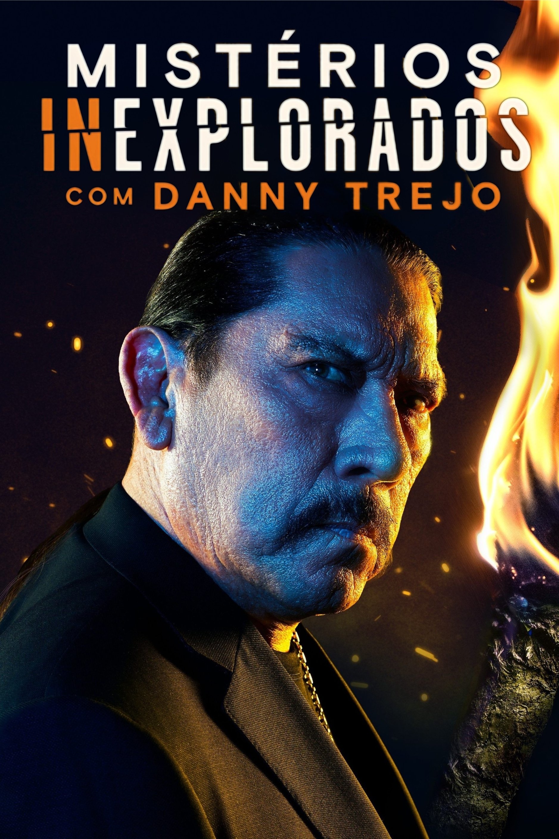 Capa da série Mistérios Inexplorados com Danny Trejo