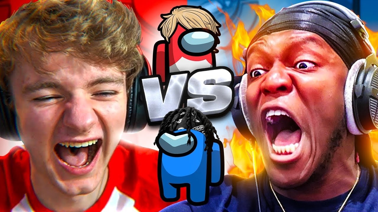 Thumbnail for KSI vs TOMMYINNIT FIGHT ON AMONG US Season 1 Episode 18