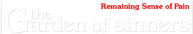 The Garden of Sinners: Remaining Sense of Pain Logo