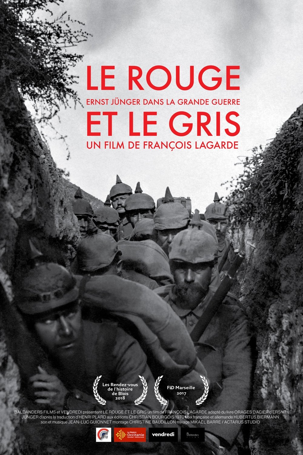 Affiche du film Le Rouge et le Gris, Ernst Jünger dans la Grande Guerre, 1ère partie 137489