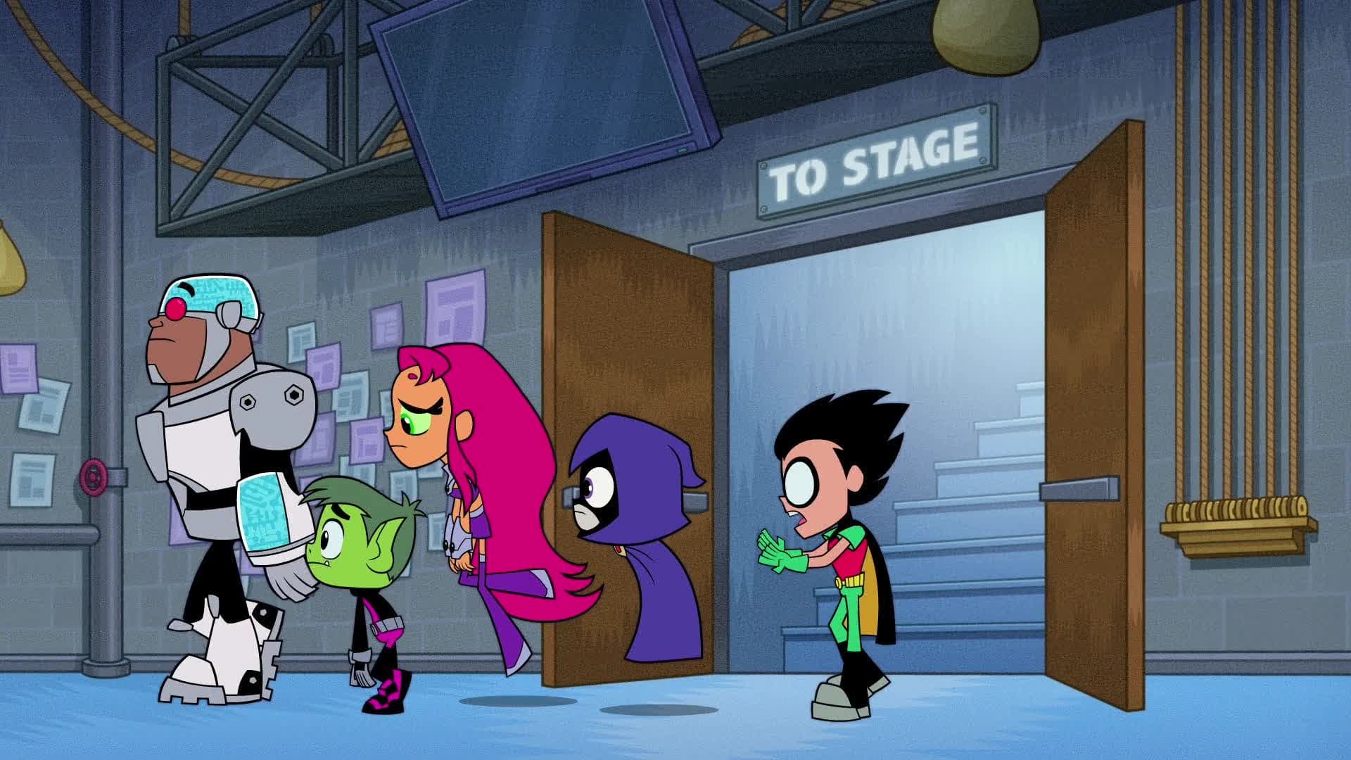 Teen Titans Go! Season 5 :Episode 14  Justice League's Next Top Talent Idol Star: Second Greatest Team Edition (2)