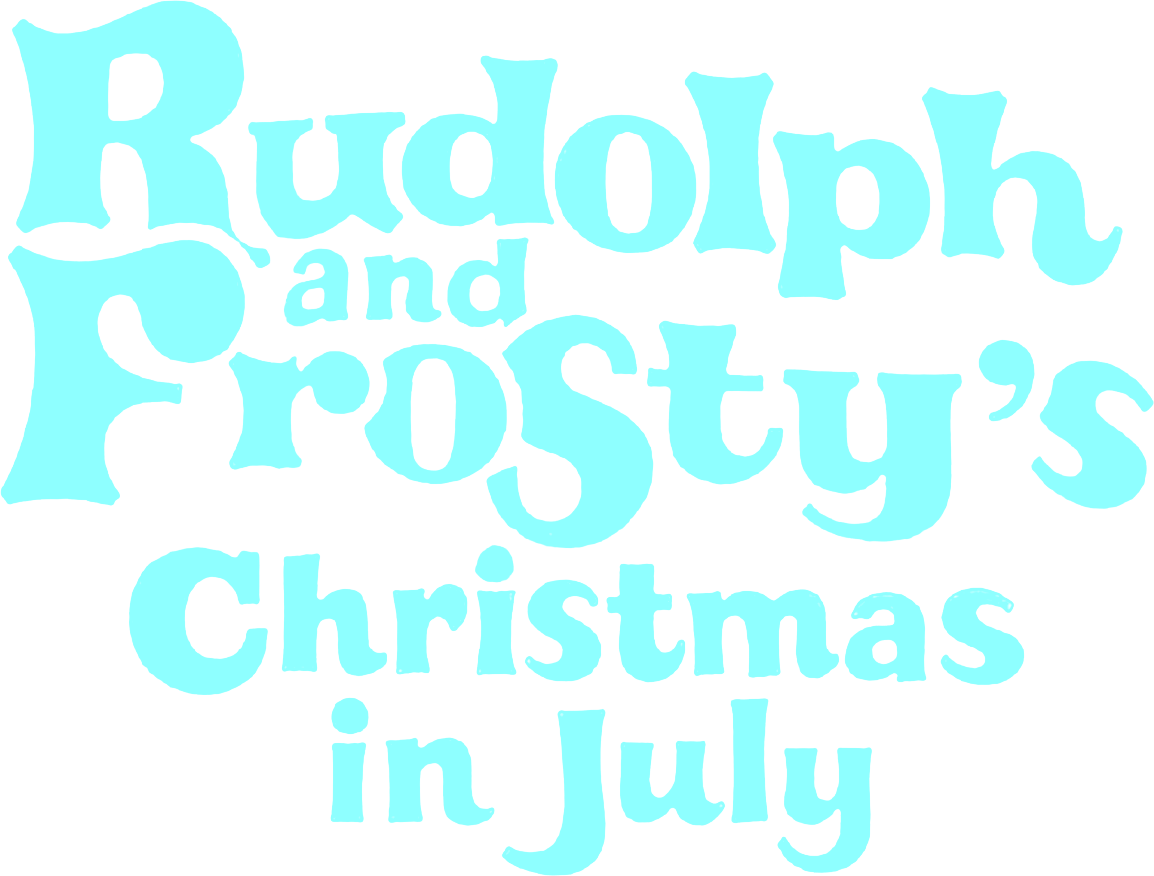 Rudolph and Frosty's Christmas in July Logo
