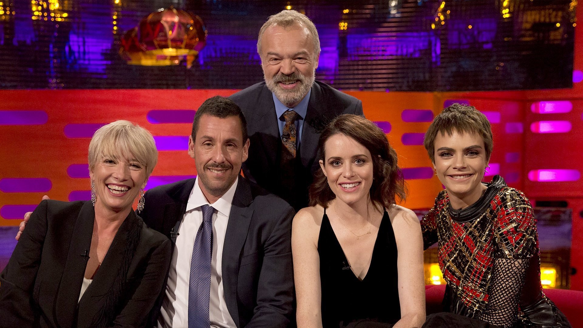 The Graham Norton Show Season 22 :Episode 5  Emma Thompson,  Adam Sandler, Claire Foy, Cara Delevingne