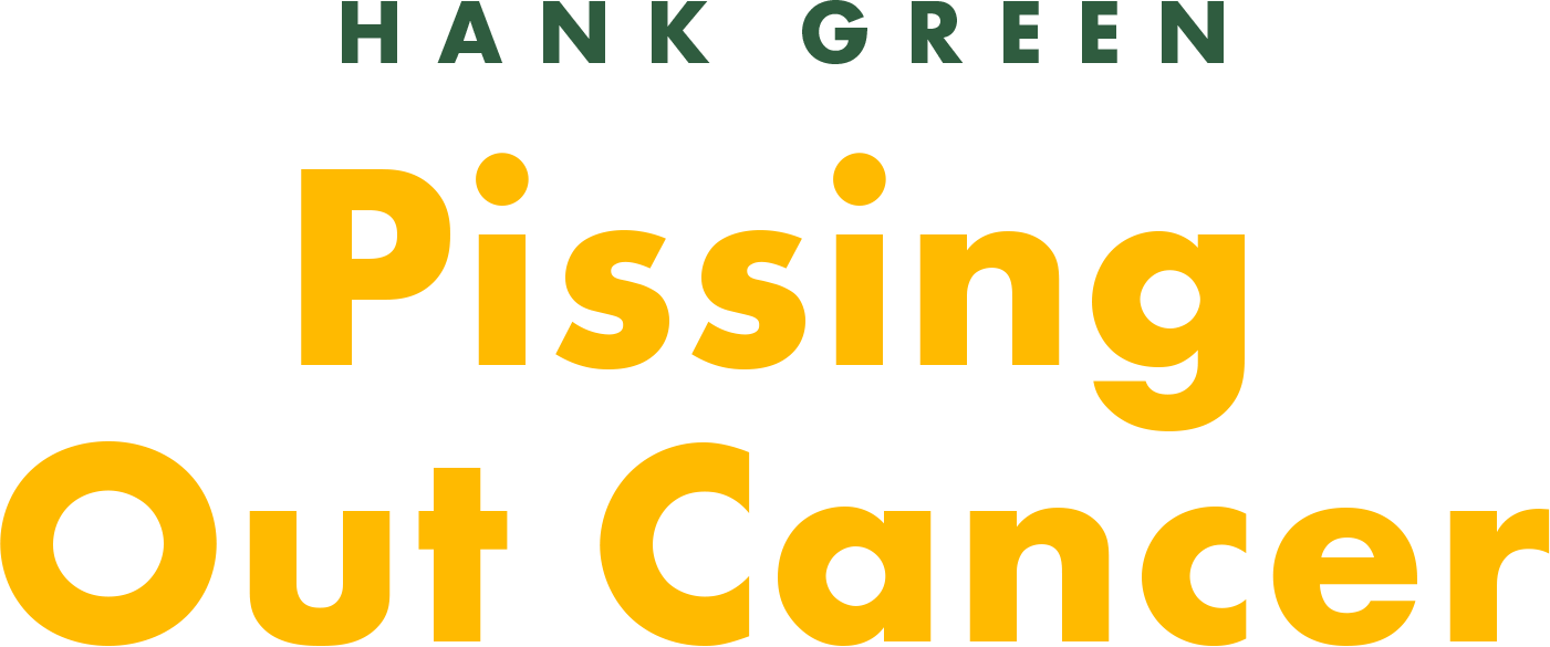 Hank Green: Pissing Out Cancer Logo
