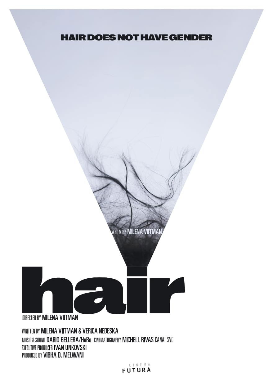 Plakat, der markedsfører Hair