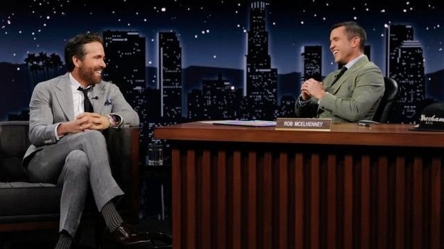 Jimmy Kimmel Live! - Season 20 Episode 149 : Rob McElhenney, Ryan Reynolds, Kaitlin Olson, Tones and I