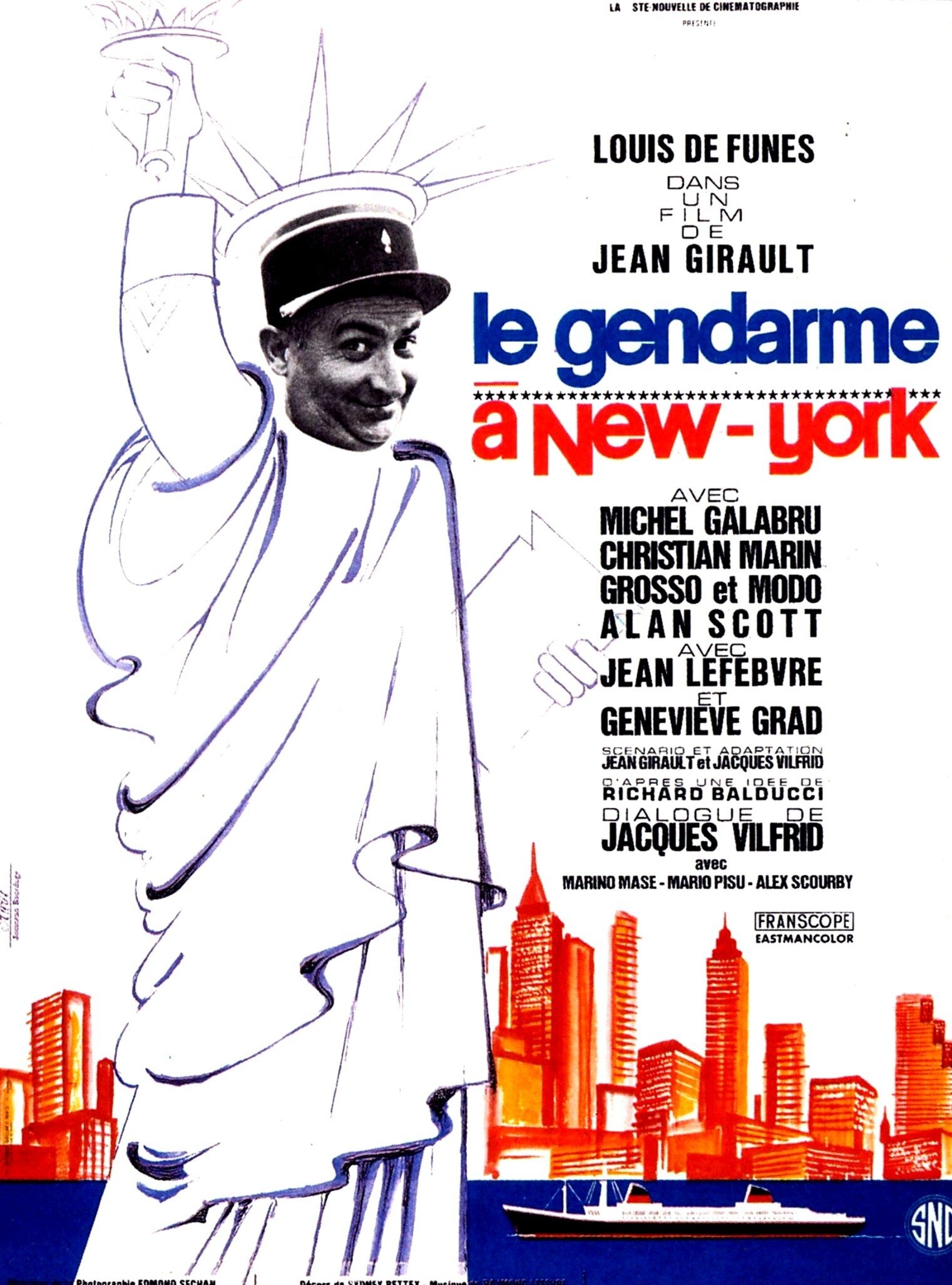 EN - 02 Le Gendarme A New York, The Gendarme In New York (1965) LOUIS DE FUNES