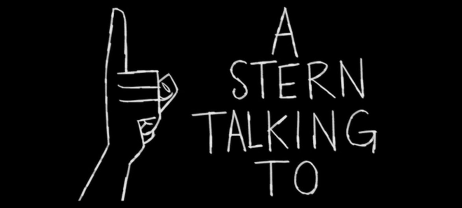 A Stern Talking To