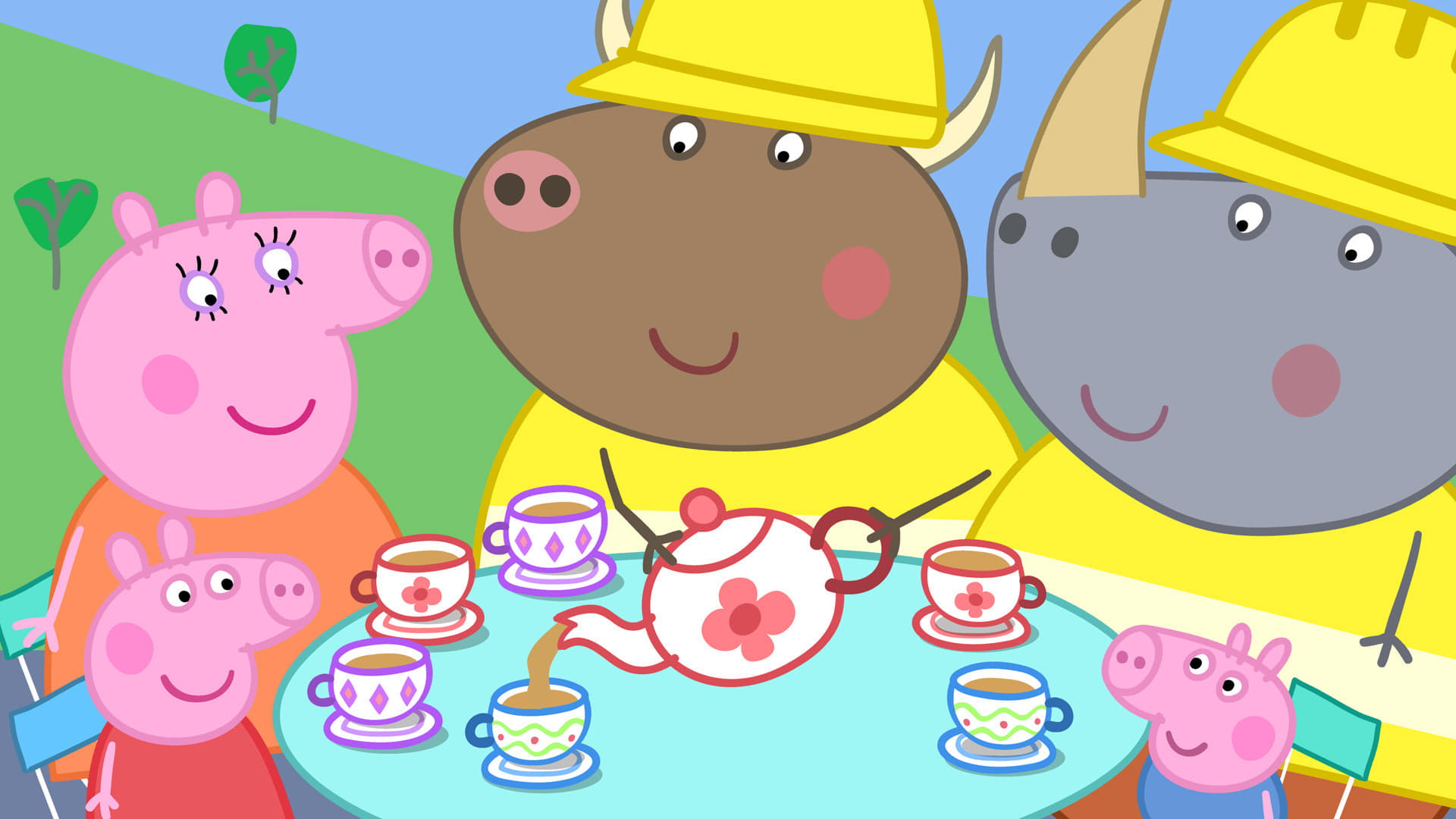 Peppa Pig Season 4 :Episode 44  Mr Bull In A China Shop