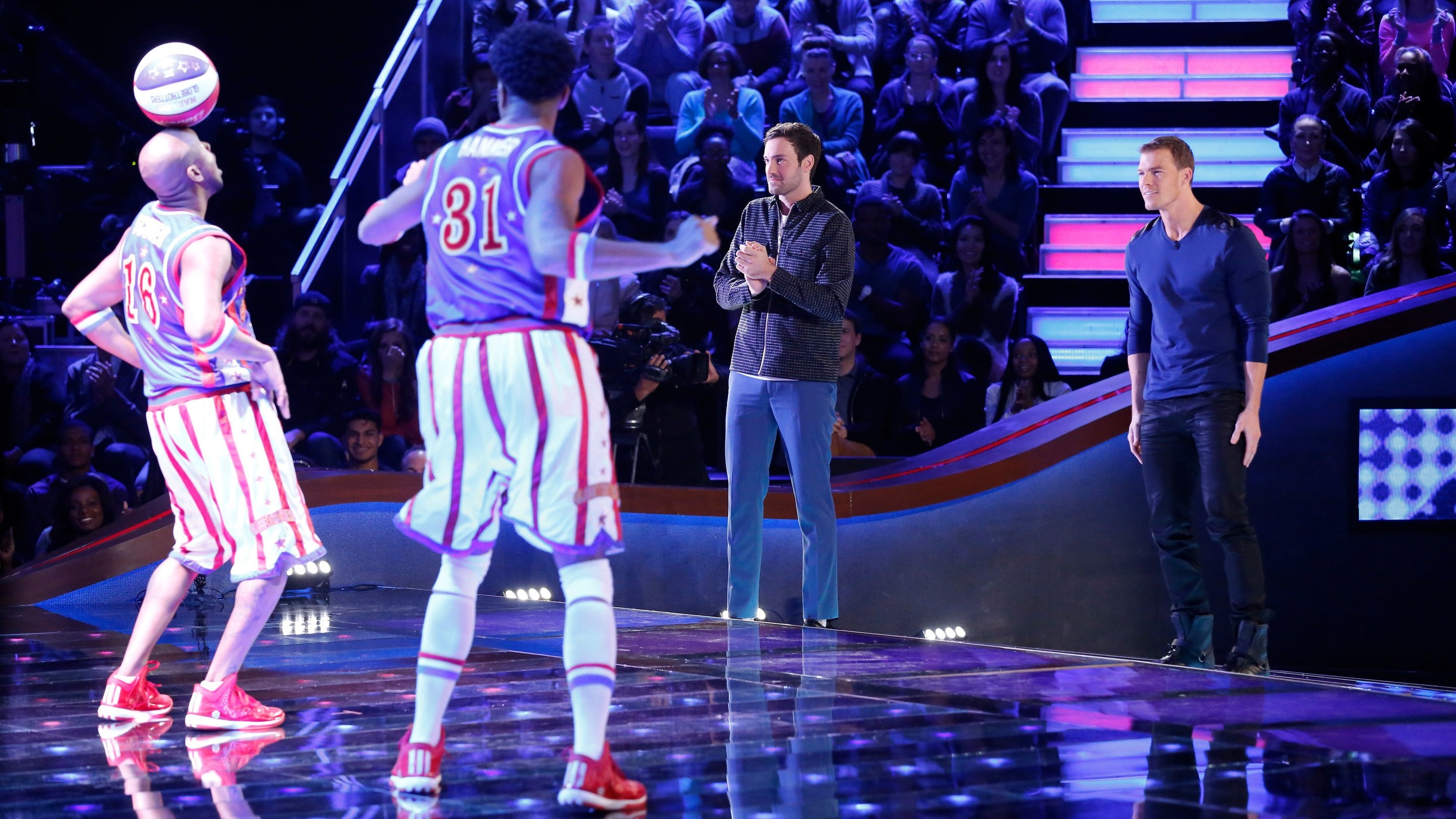 Thumbnail for The Harlem Globetrotters, Penn & Teller, AiRealistic Season 1 Episode 1
