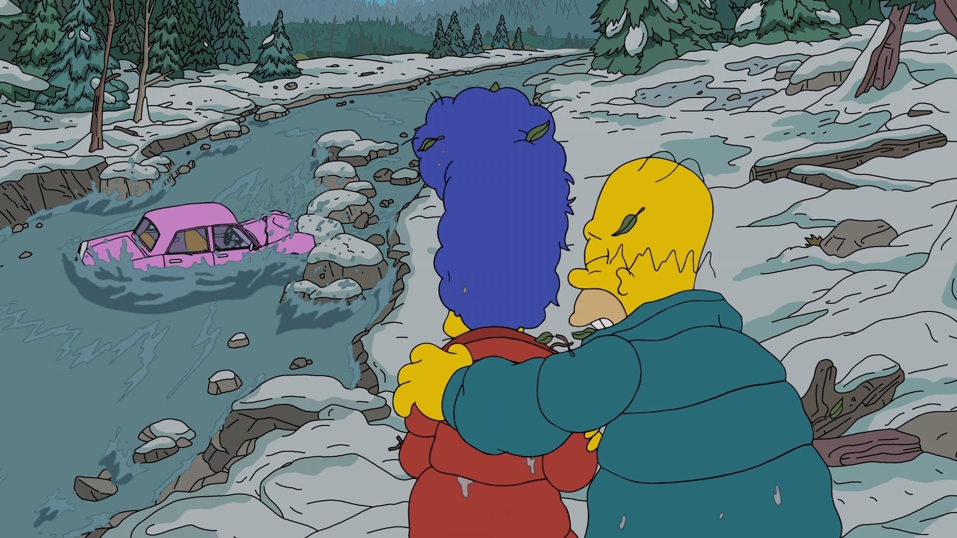 The Simpsons - Season 33 Episode 12 : Pixelated and Afraid