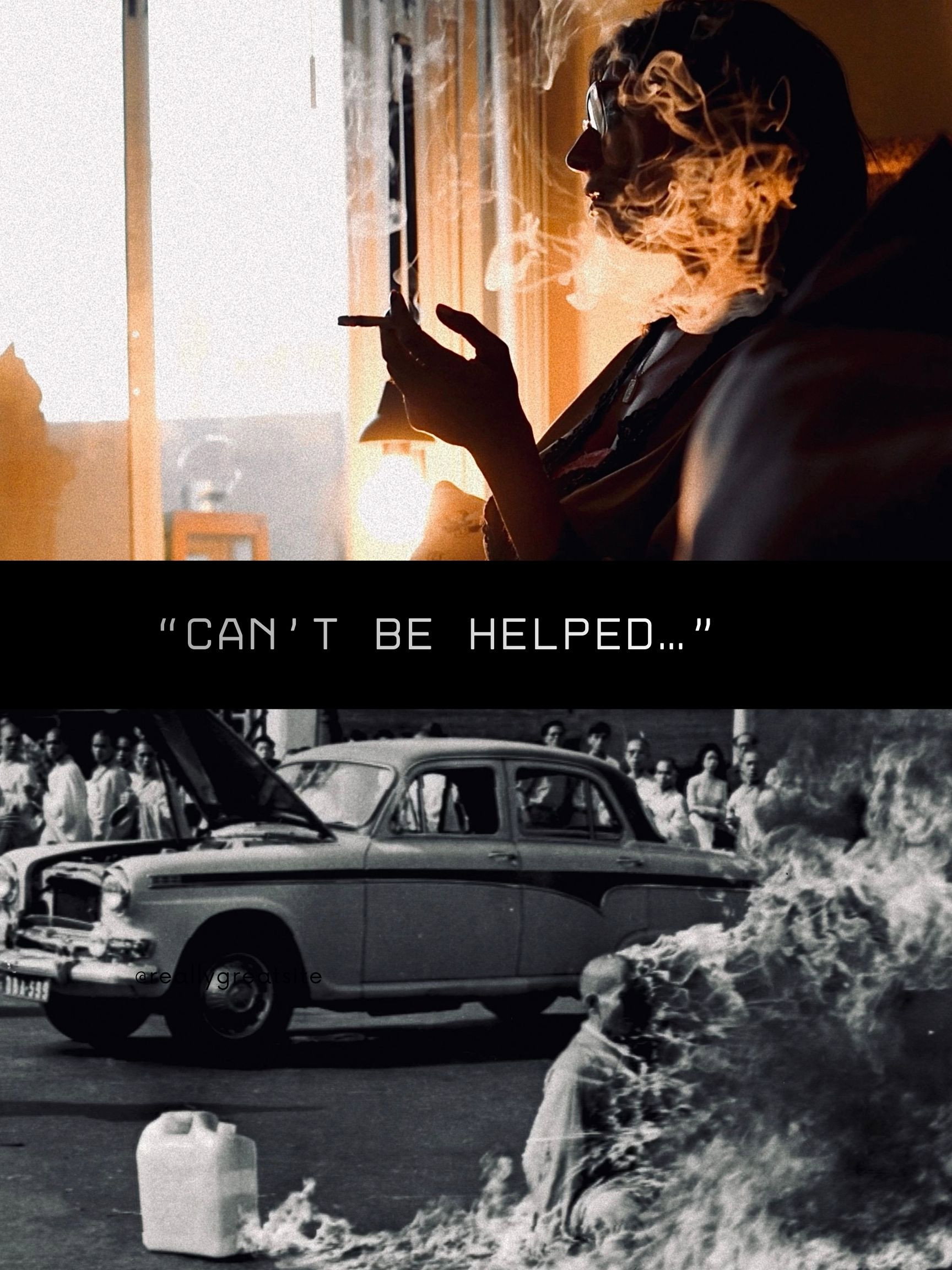 "Can't Be Helped..." Poster