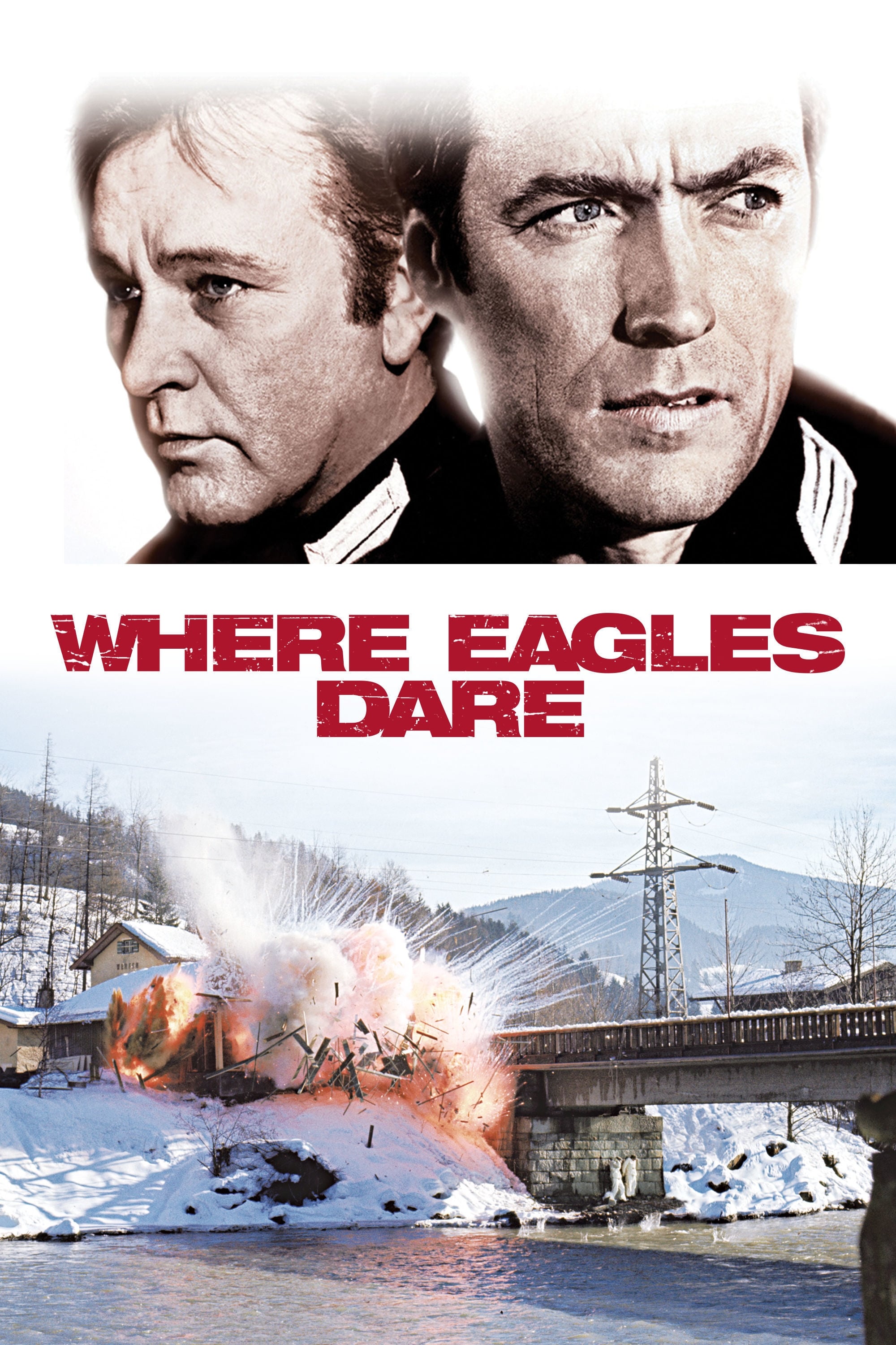 Where Eagles Dare (1968) - Posters — The Movie Database (TMDb)