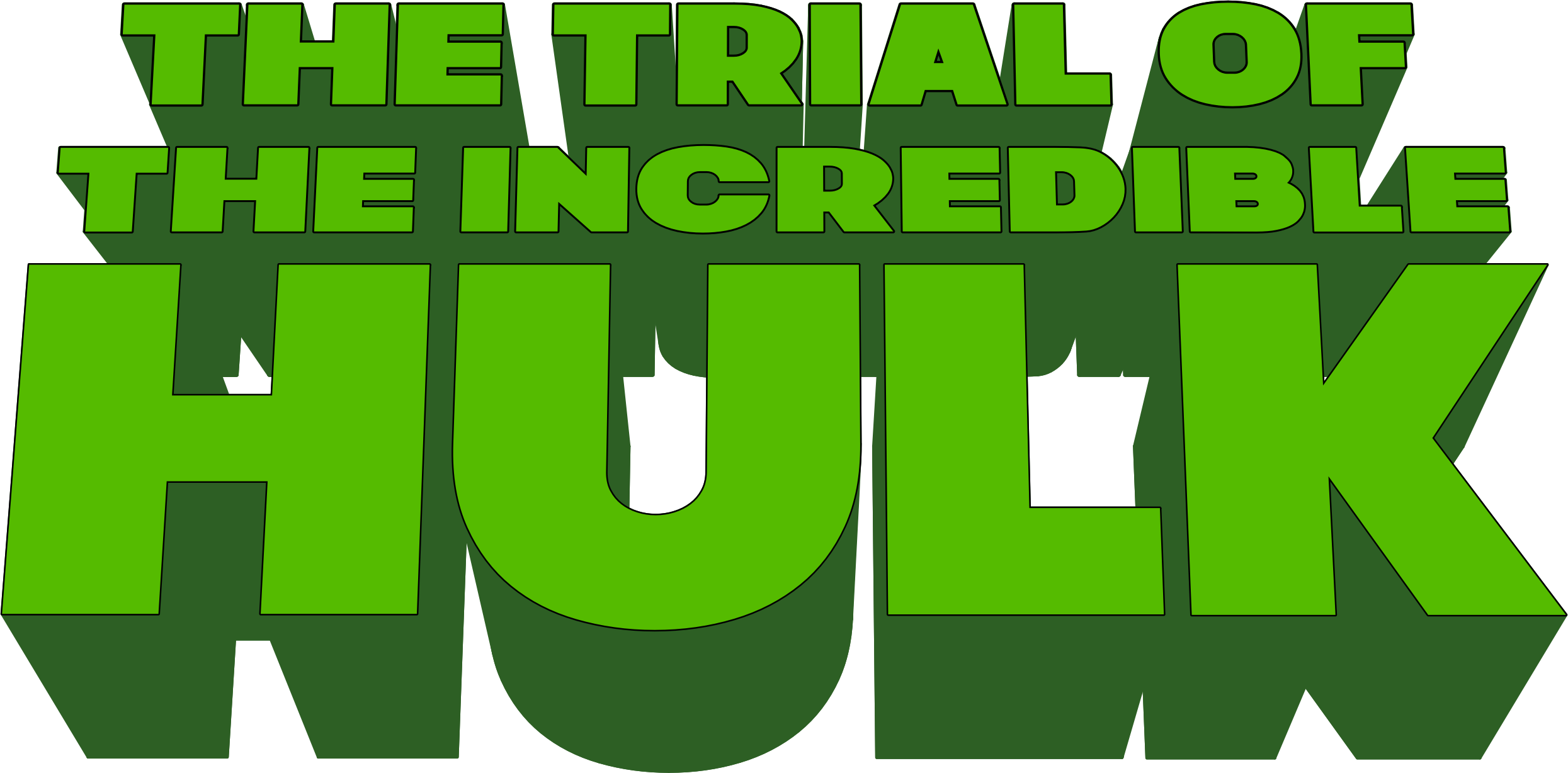 The Trial of the Incredible Hulk Logo