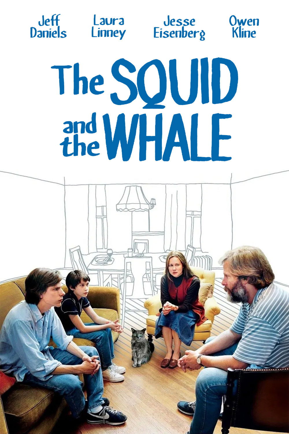 The Squid and the Whale movie poster - movieMx The Squid and the Whale (2005) movie poster