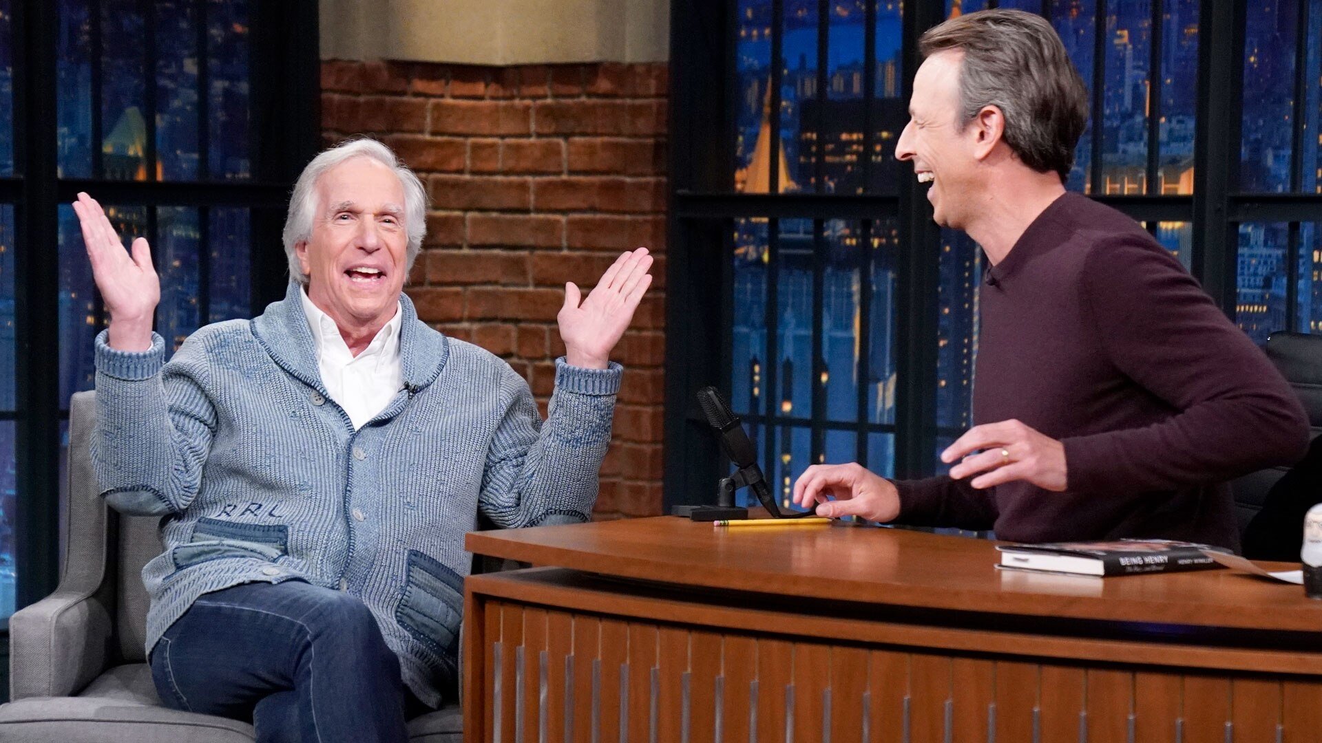 Late Night with Seth Meyers Season 11 :Episode 19  Henry Winkler, Brendan Hunt