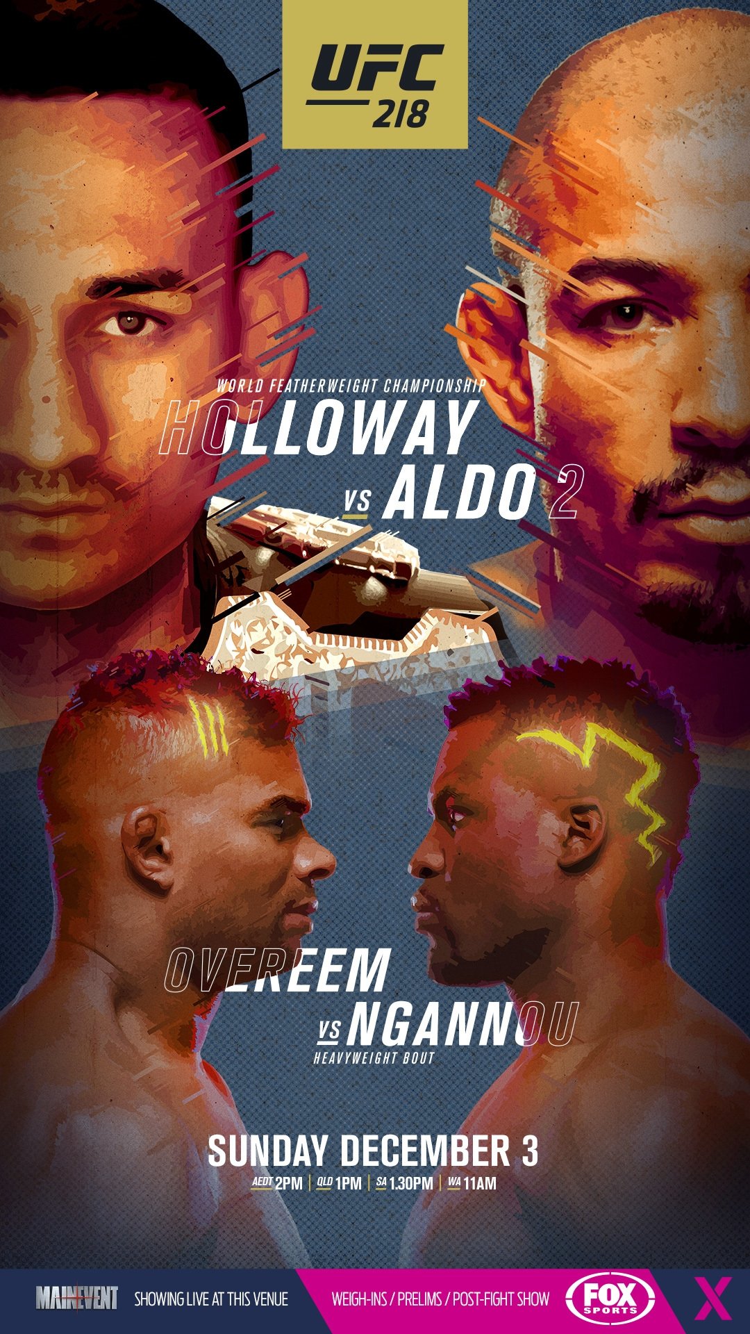 UFC 218: Holloway vs. Aldo 2
