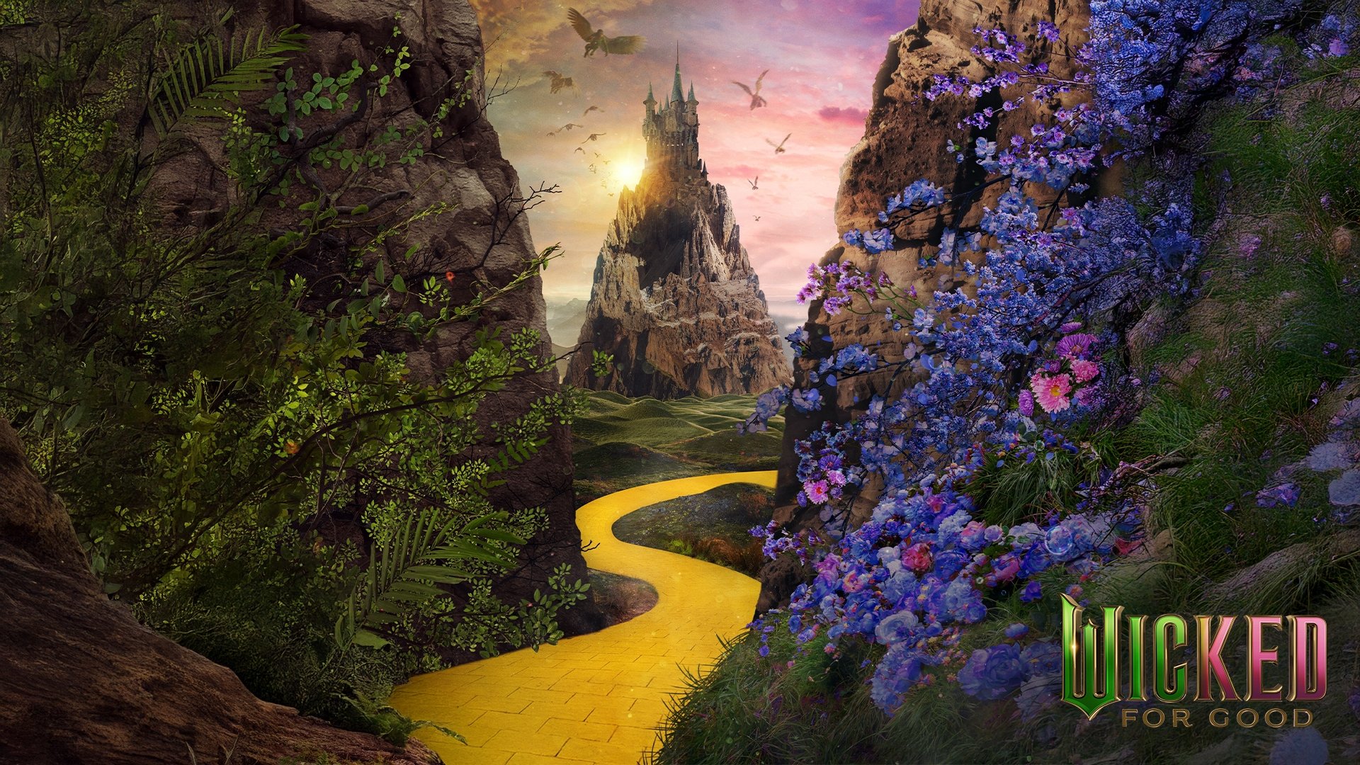 Wicked: For Good backdrop