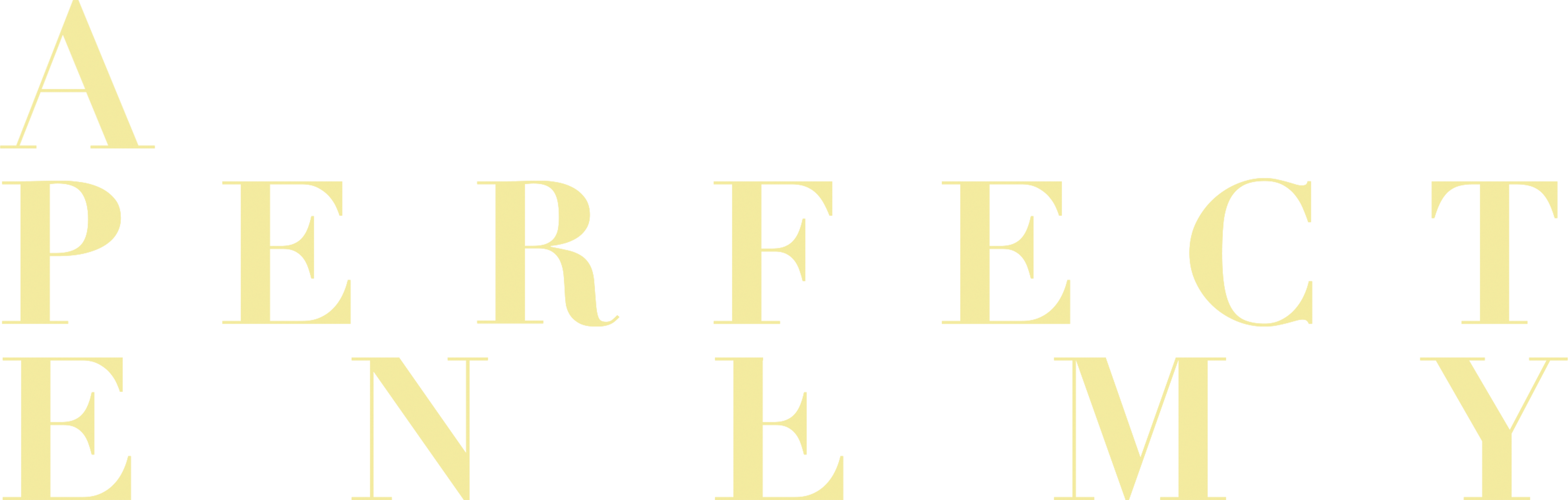A Perfect Enemy Logo