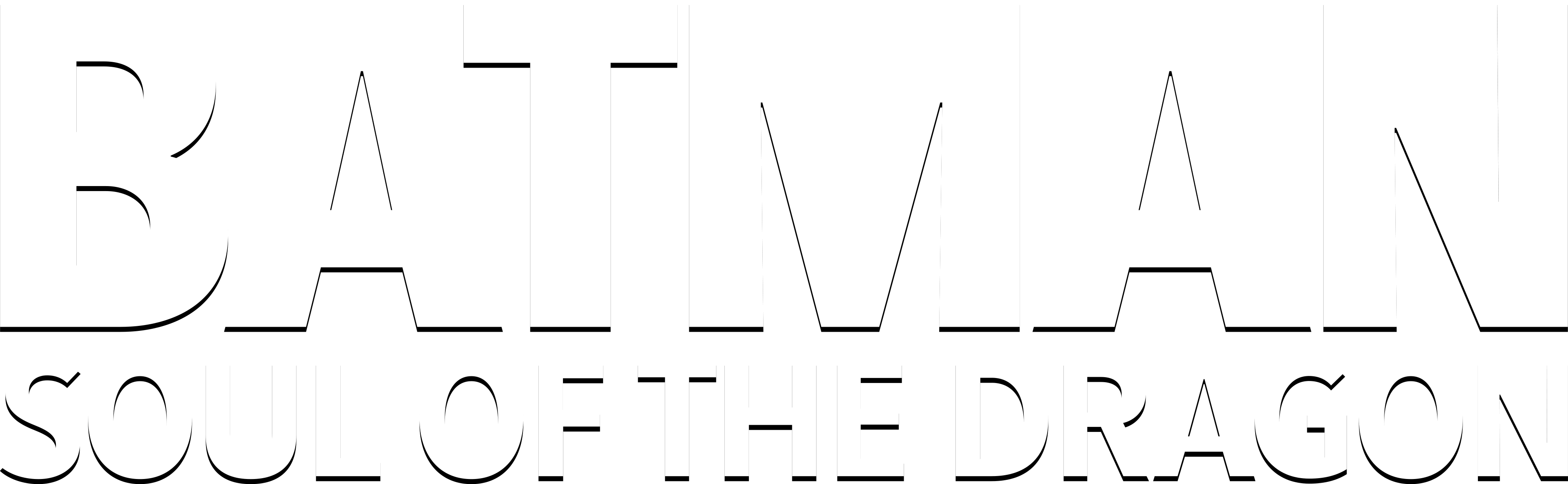 Batman: Soul of the Dragon Logo