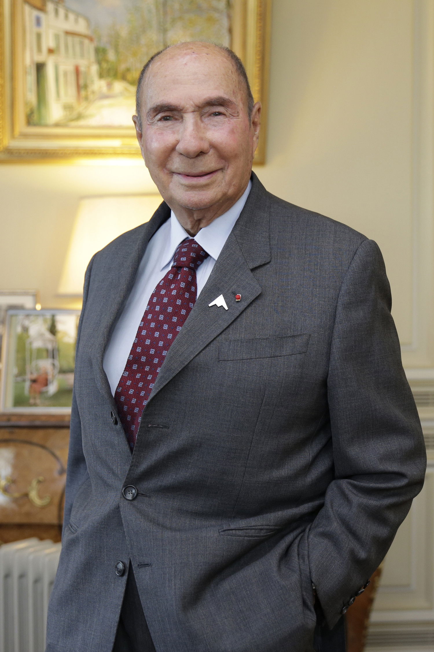 et billede af Serge Dassault