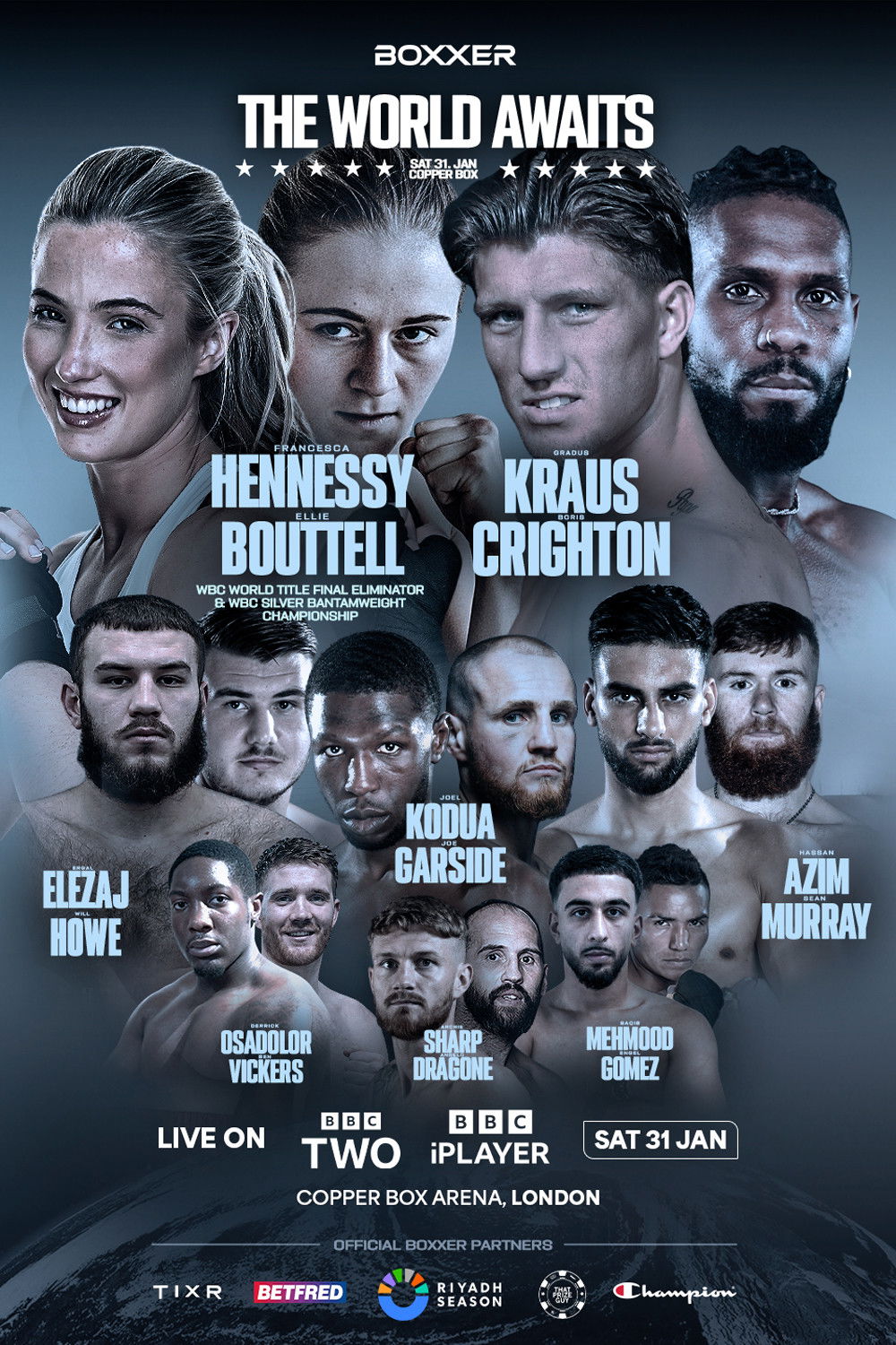 Francesca Hennessy vs. Ellie Boutell