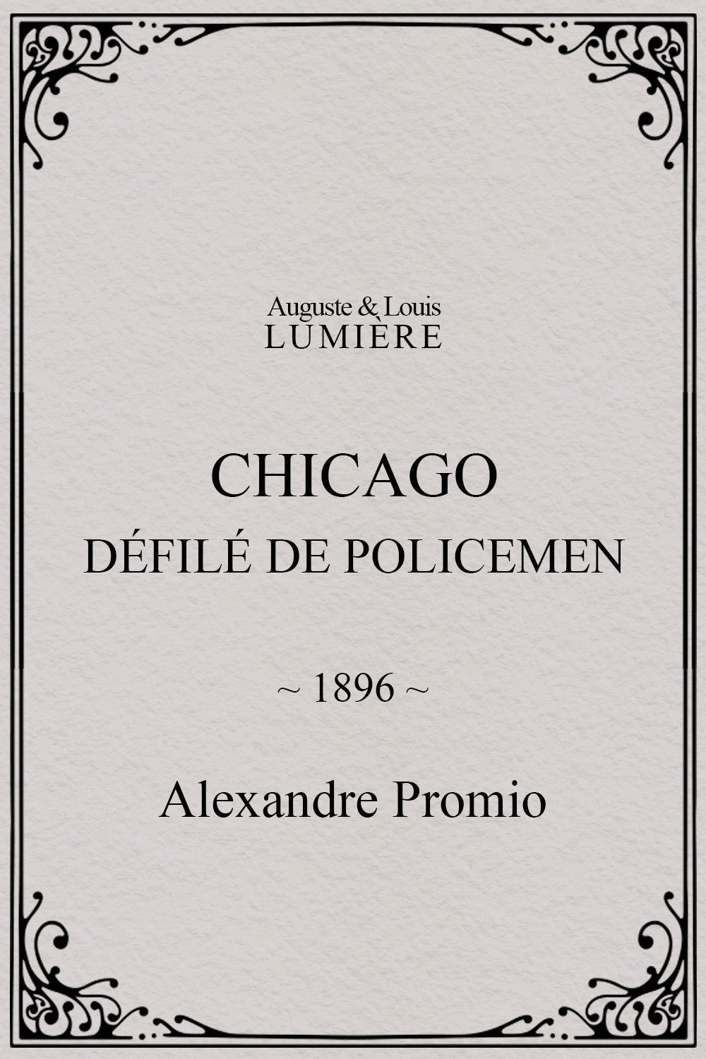 Chicago, défilé de policemen