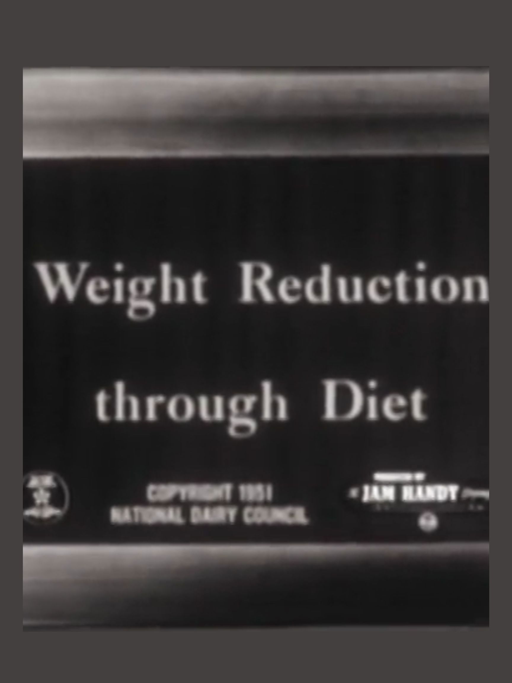 Weight Reduction Through Diet